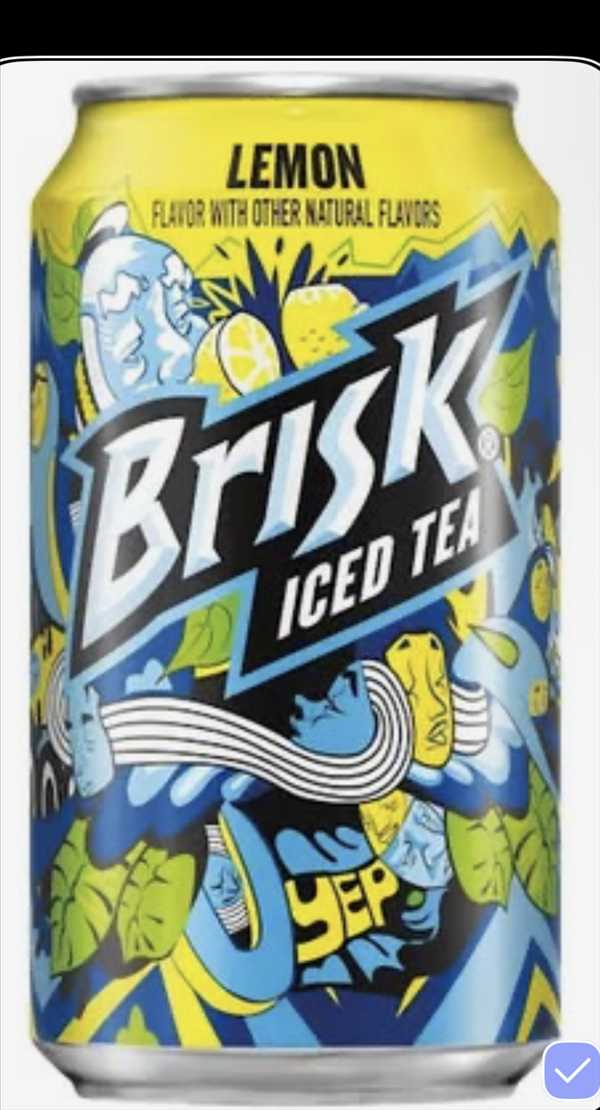 Brisk Iced Tea Can